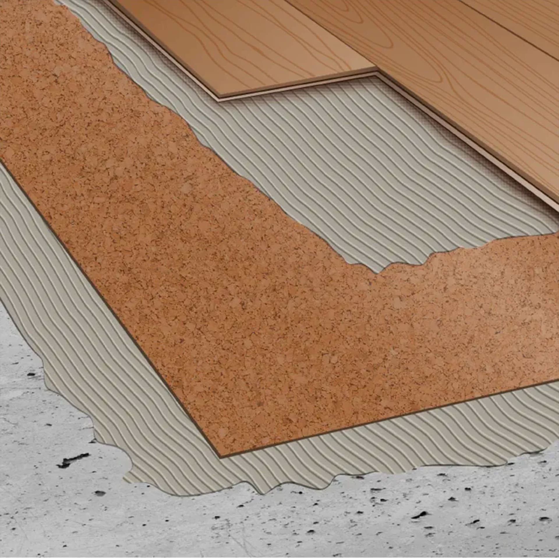 Tappetino Sottopavimento in Sughero Naturale 2 mm – Rotolo da 10 m² - 2