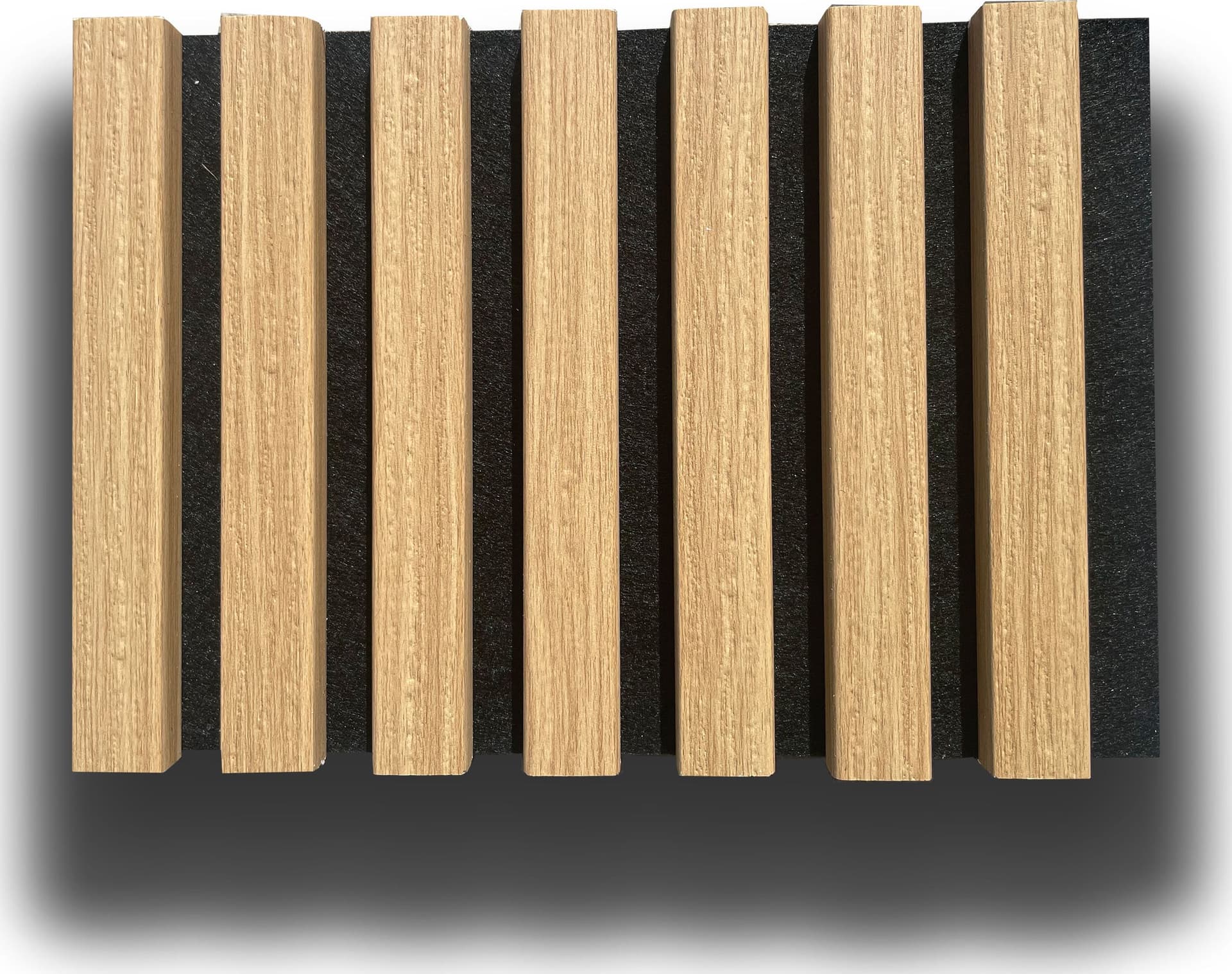 €49,90al mq - pacco da 3,6mq (due aste) 22x600x3000mm di Rivestimento ACUSTICO Pet e polimeri LAMELLI vari decori - 20