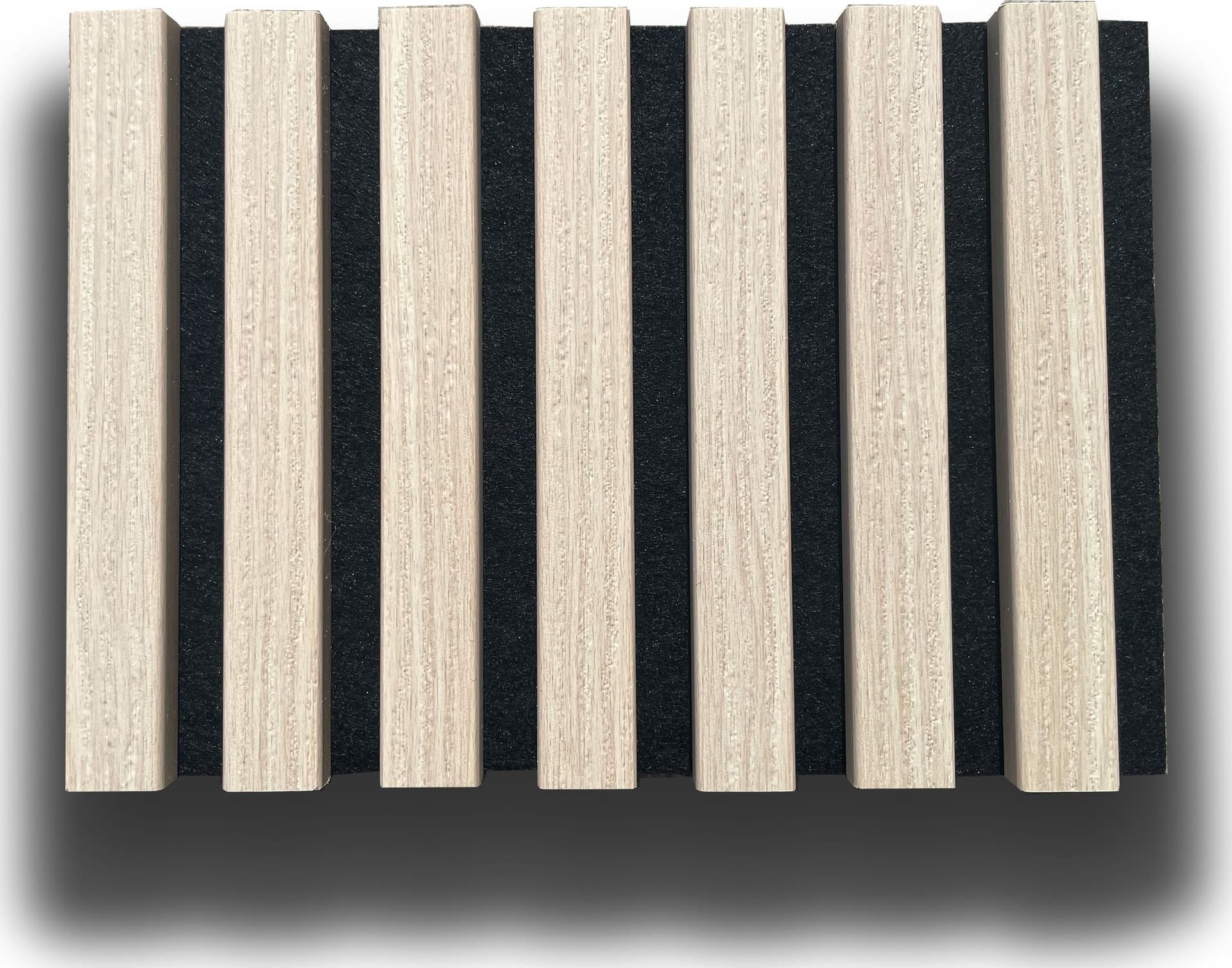 €49,90al mq - pacco da 3,6mq (due aste) 22x600x3000mm di Rivestimento ACUSTICO Pet e polimeri LAMELLI vari decori - 6