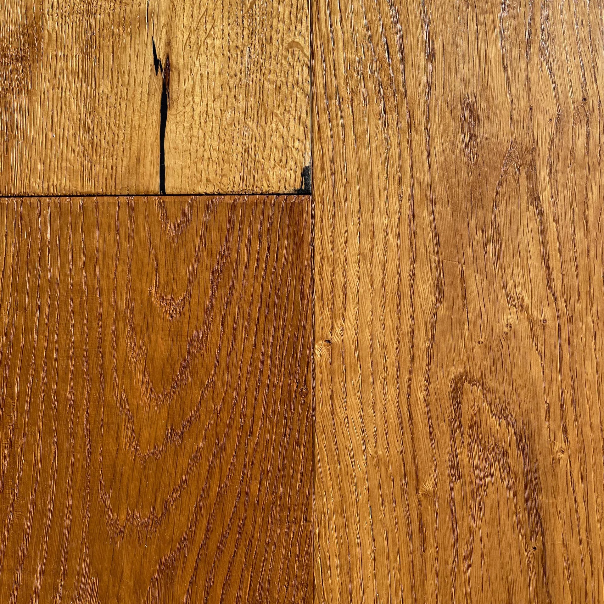 Maxilistone parquet "I MANUFATTI" quercia MIELE Olio/Cera 12x158x600/1830 piallata e bisellata a mano - 5