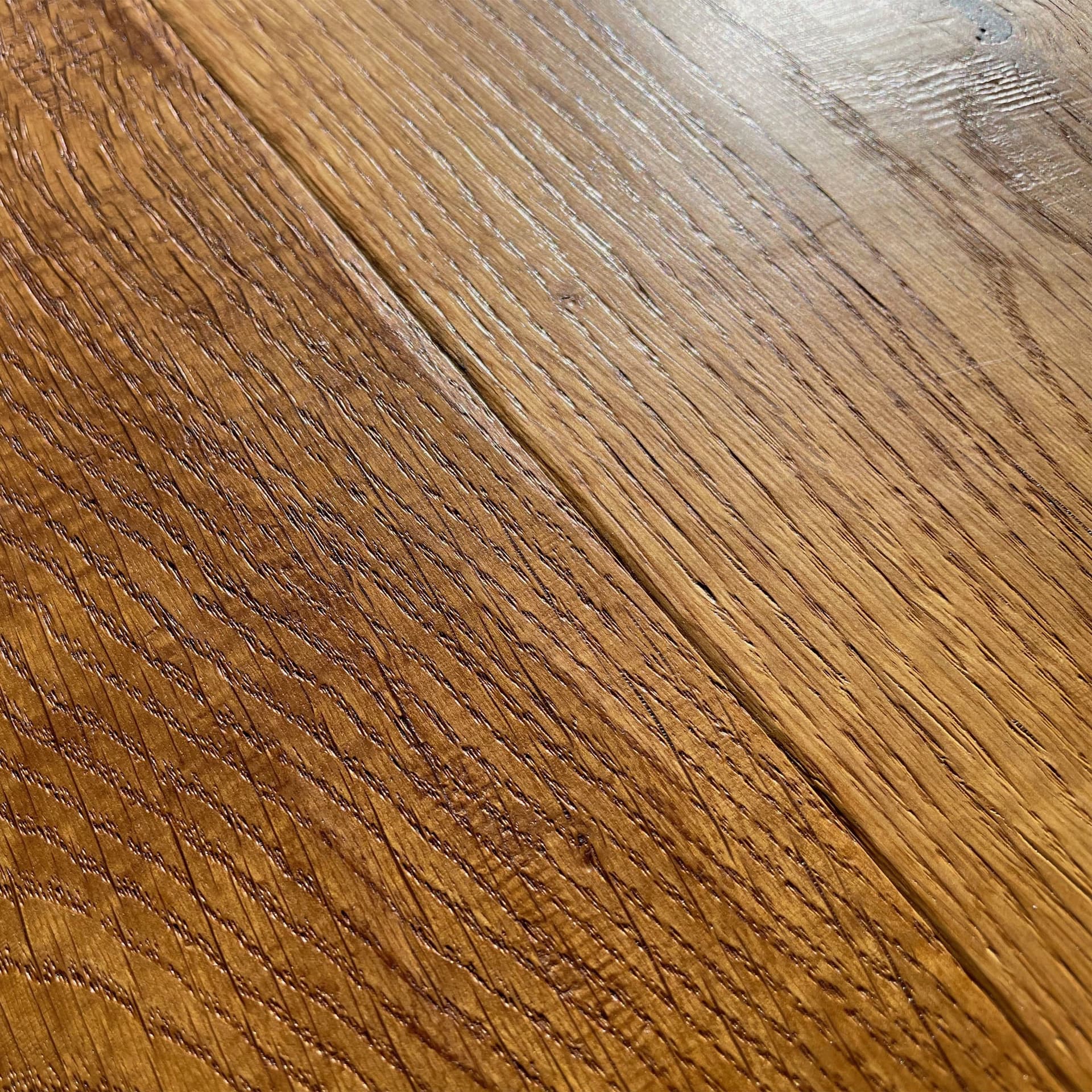 Maxilistone parquet "I MANUFATTI" quercia MIELE Olio/Cera 12x158x600/1830 piallata e bisellata a mano - 6