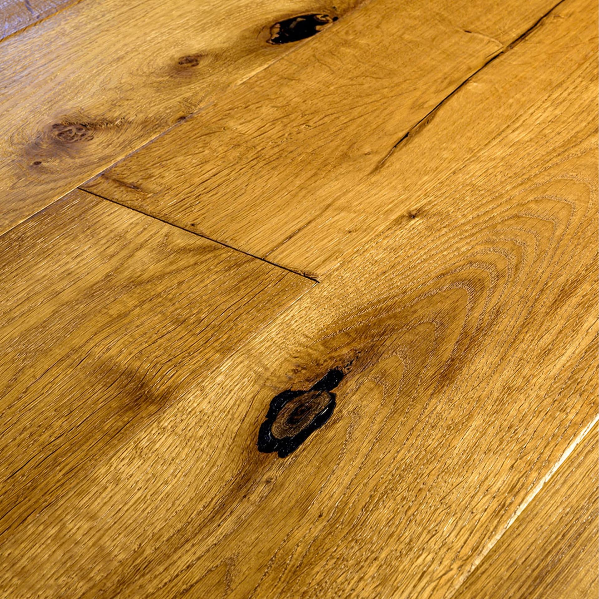 Maxilistone parquet "I MANUFATTI" quercia MIELE Olio/Cera 12x158x600/1830 piallata e bisellata a mano - 9