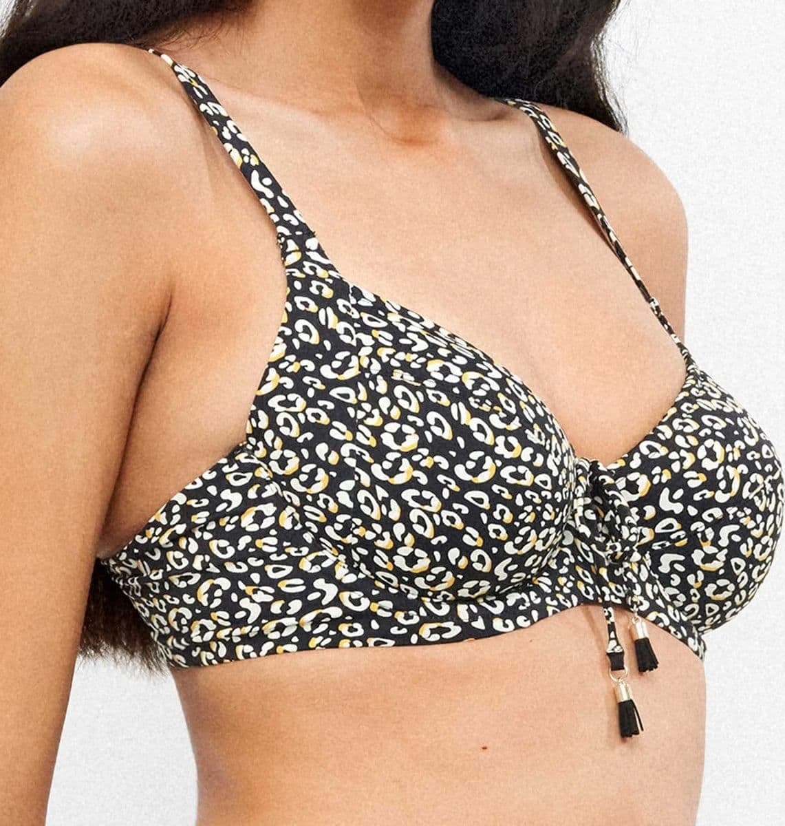 Costume Donna Gisela 2/30308TC Bikini Animalier Coppa C con Lacci Regolabili e Slip Multiposizione - 3