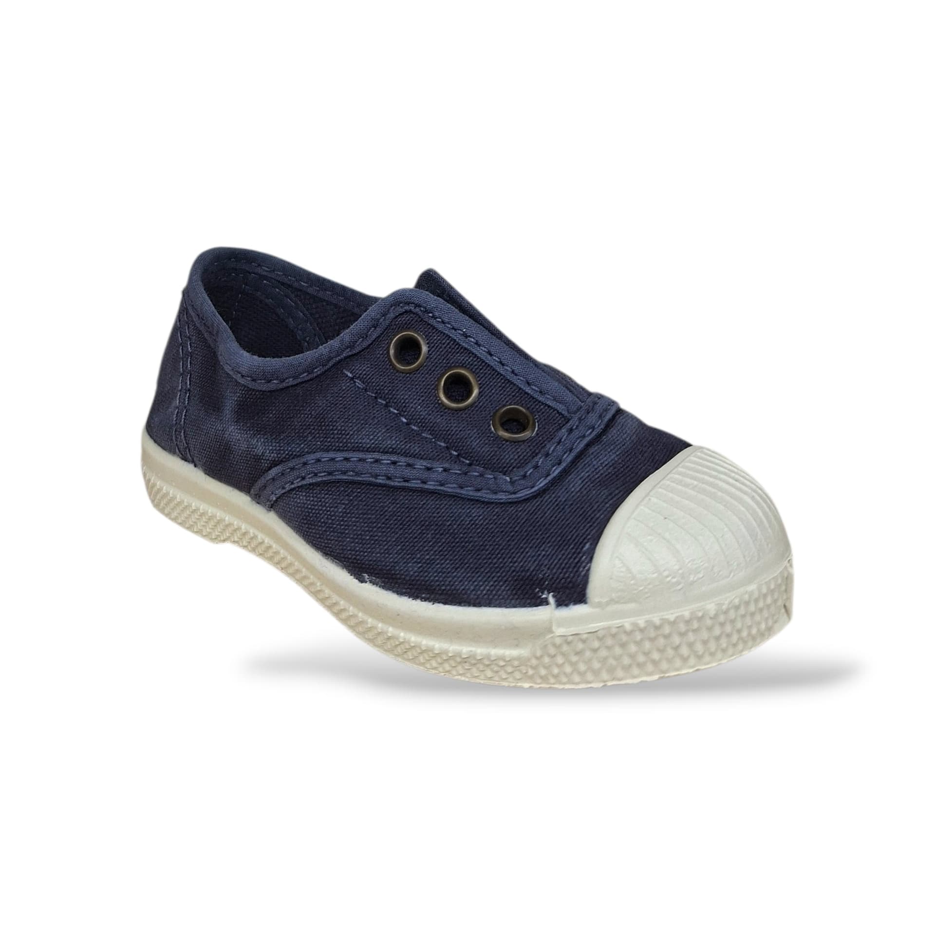 Sneakers Bambini Natural World 470 Blu Elastico – Scarpe Vegane Traspiranti Primavera Estate - 2
