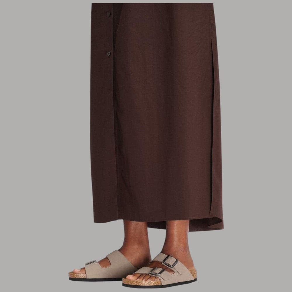 Sandali Birkenstock Arizona Grigio Taupe Nabuk Narrow Fit - 6