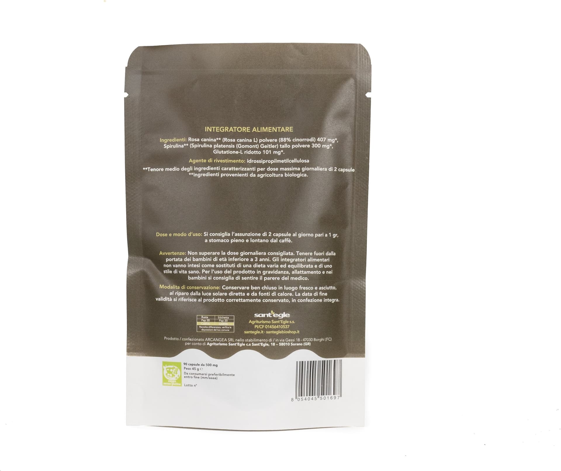 Glutatione 100% naturale, 90 cps - 2