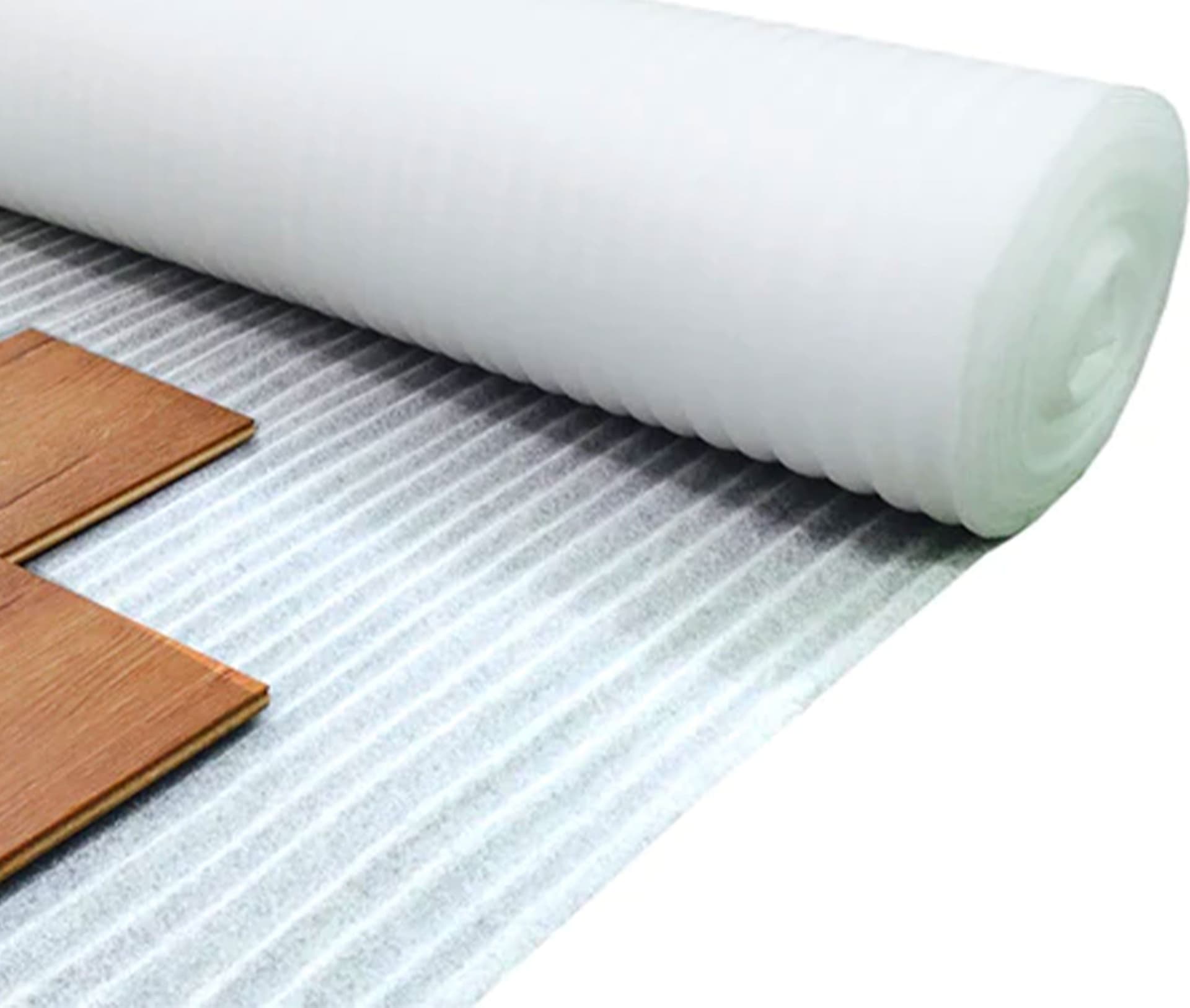 Rotolo da 50mq di Tappetino materassino per Laminati e Parquet flottanti in PE da 1,5mm - 4