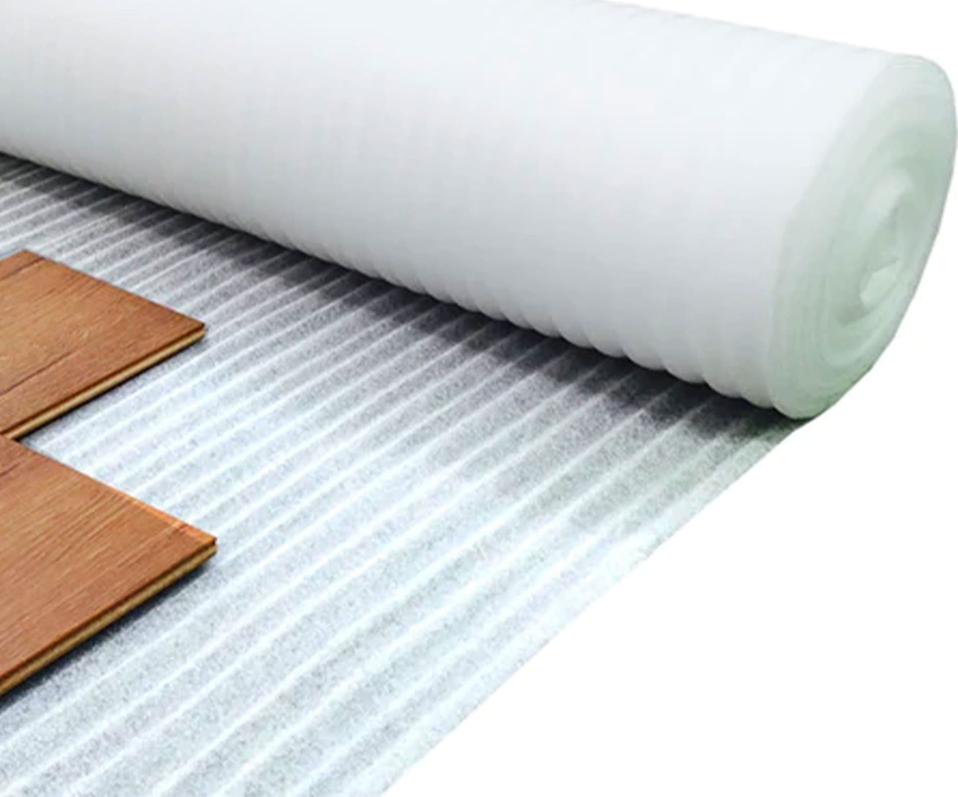 Rotolo da 50mq di Tappetino materassino per Laminati e Parquet flottanti in PE da 1,5mm - 4
