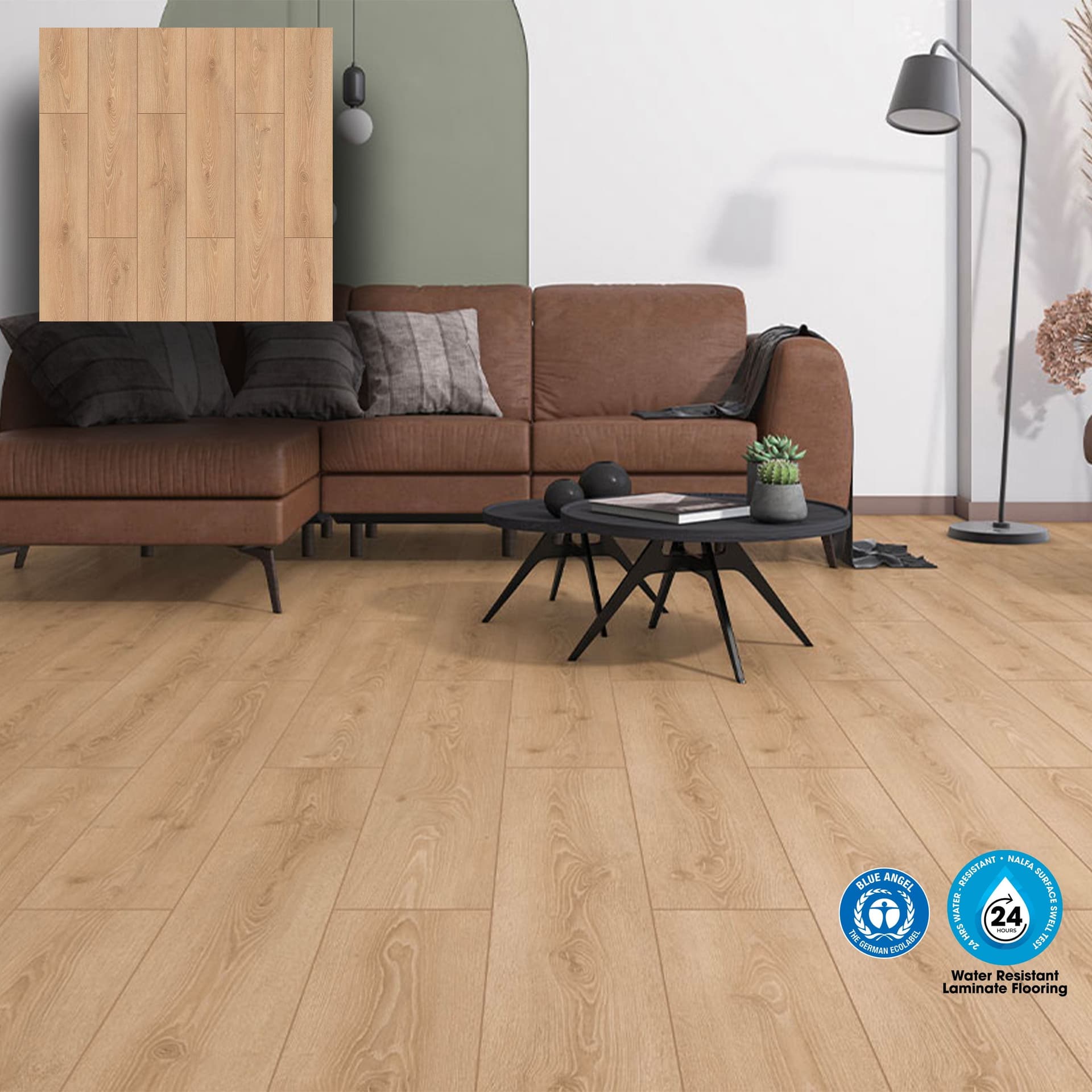 Pavimento in laminato 8mm AC4 Click bisell. Spazz. a registro RIALTO 193x1205 HYDRO 24H (prezzo al m²)