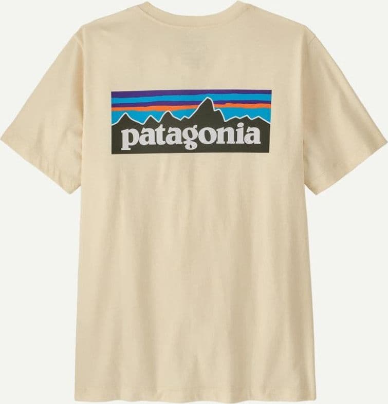 T-shirt Patagonia P-6 Logo Beige - 2