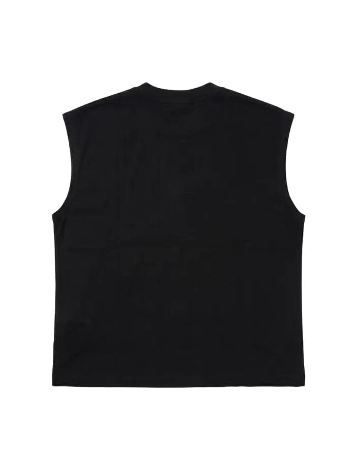 T-Shirt Nera 220gr Oversize Cotone Made in Italy No Rules - 4