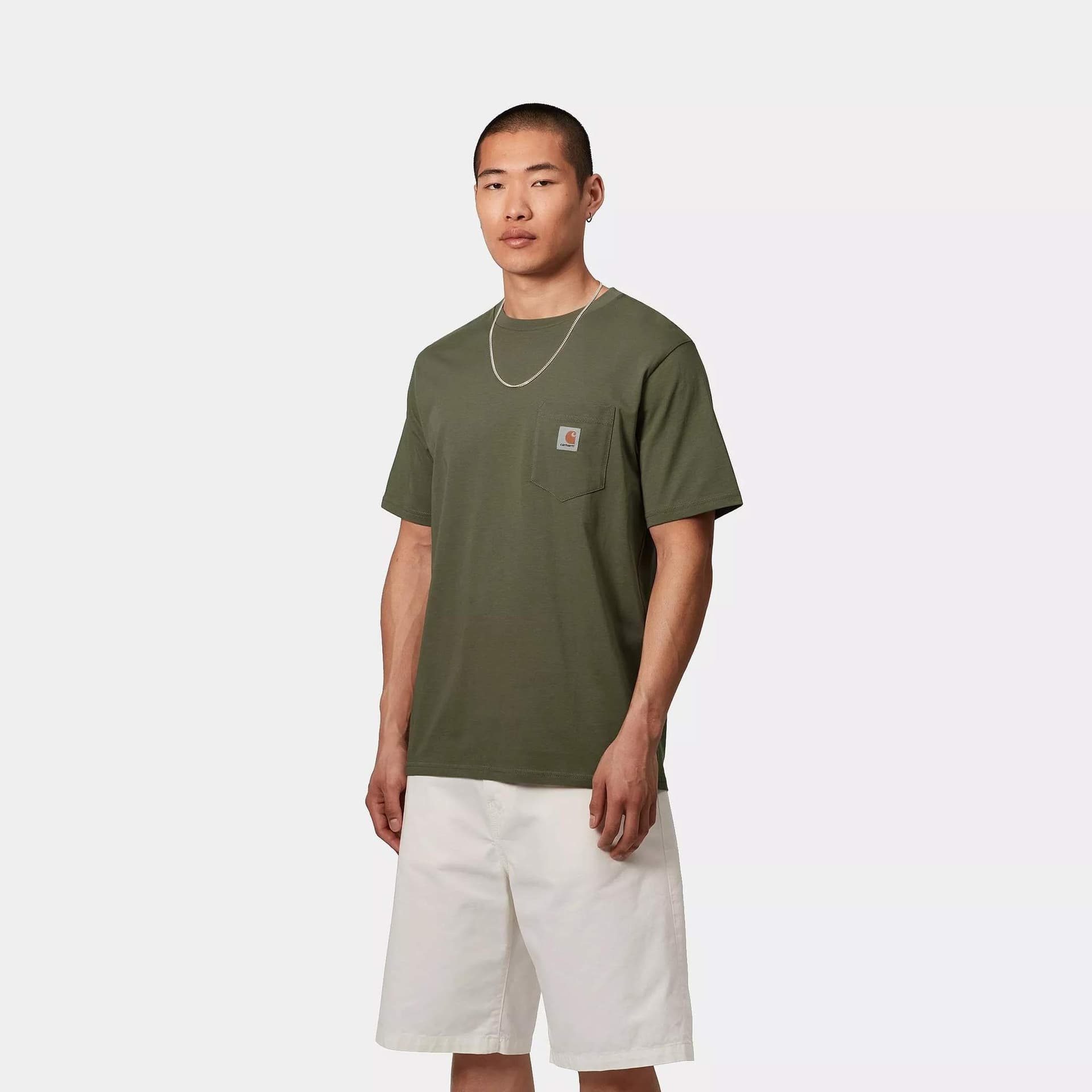T-shirt Carhartt Pocket dollar green - 3