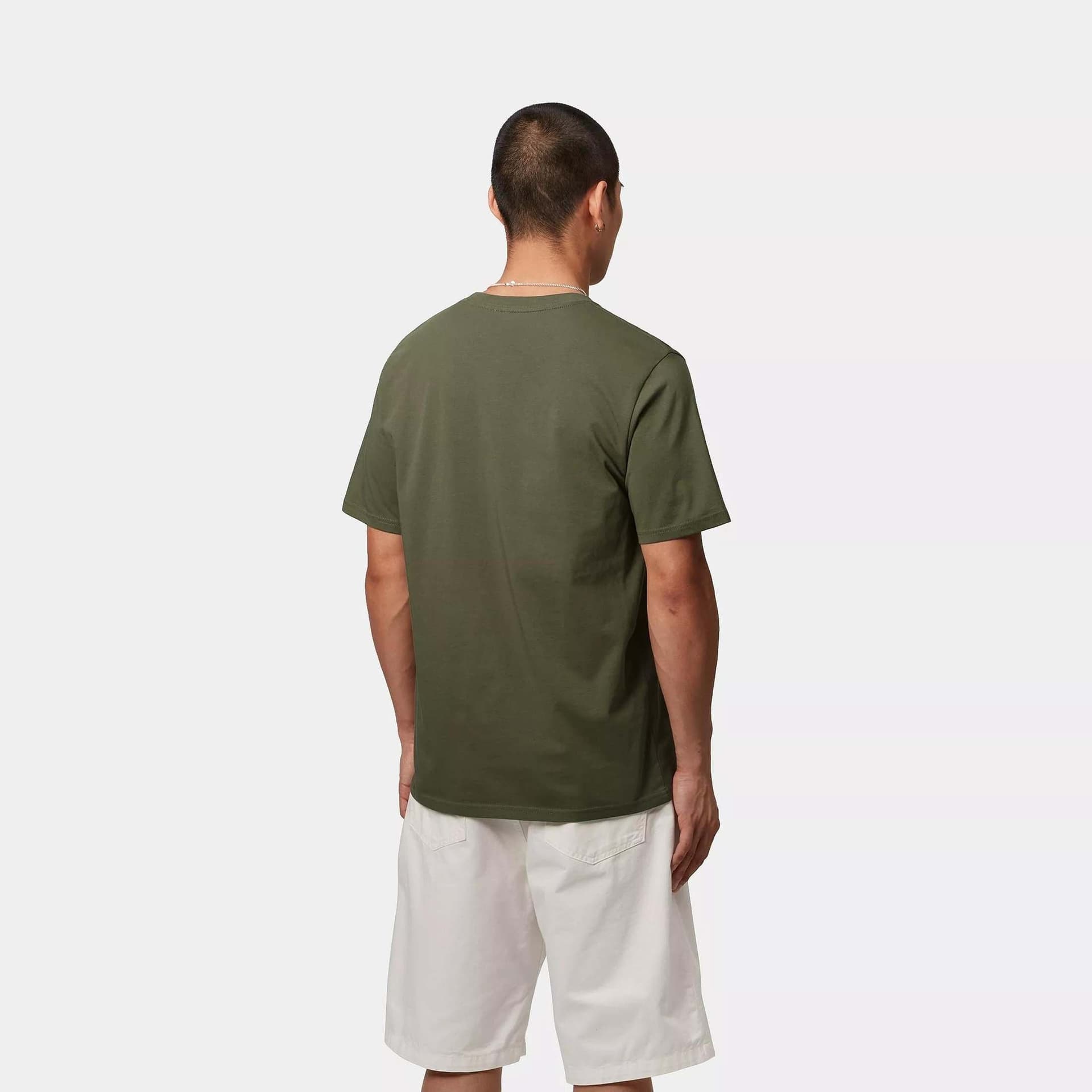 T-shirt Carhartt Pocket dollar green - 4