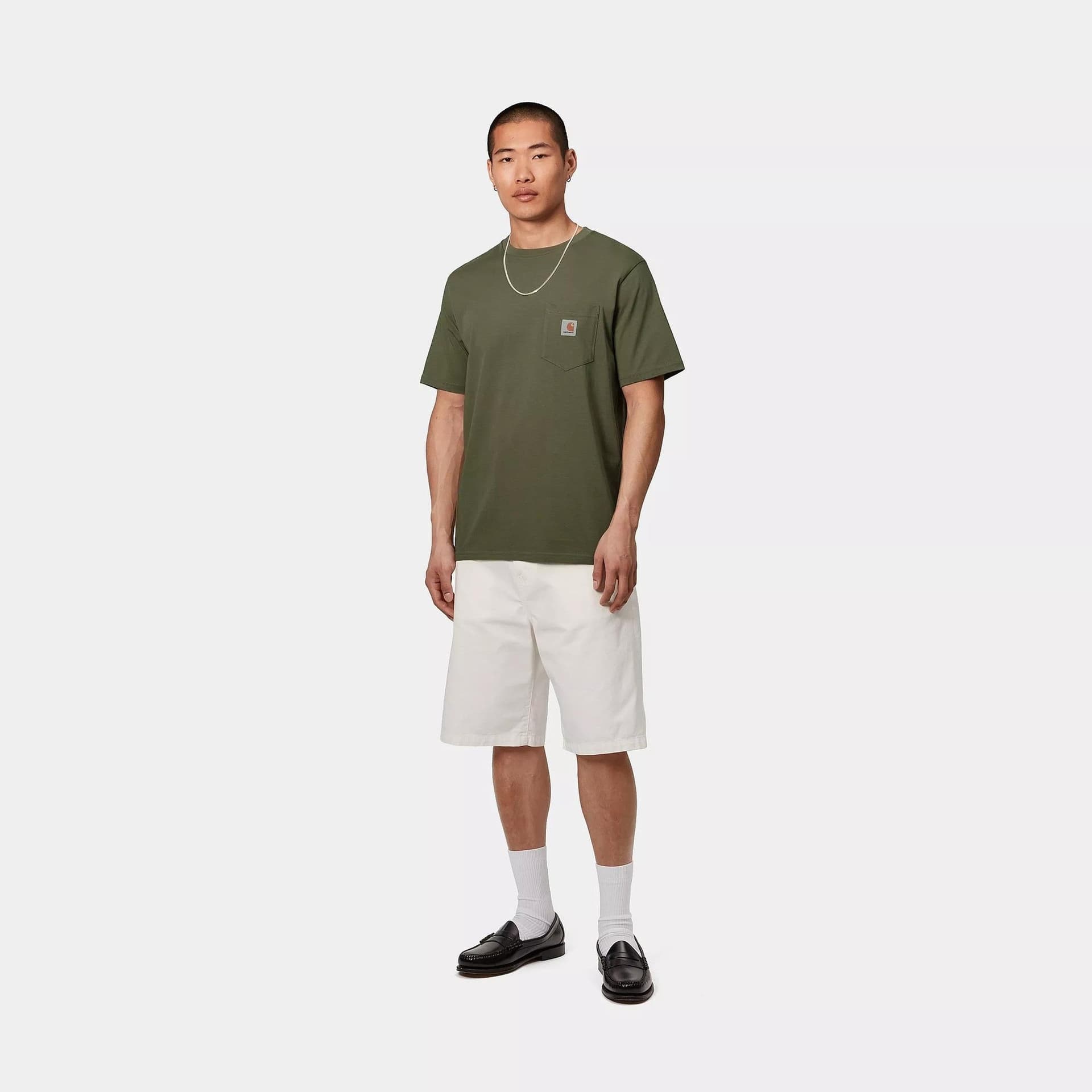 T-shirt Carhartt Pocket dollar green - 5