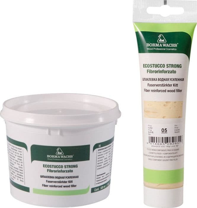 Stucco all'Acqua Fibrorinforzato per Stuccatura e Rasatura Legno ECO STRONG - 2