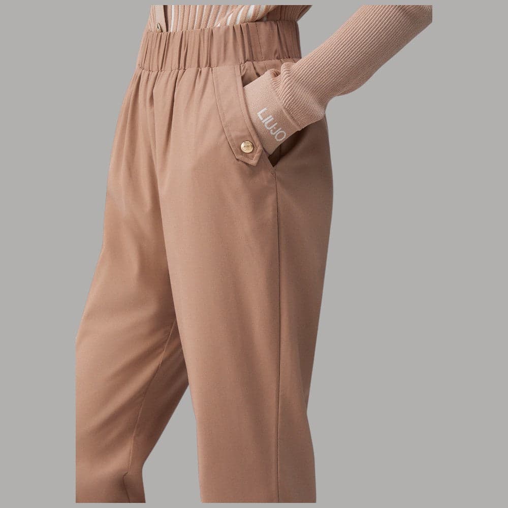 Pantaloni Liu Jo Slim Fit Risvolto, Comfort e Eleganza - 2