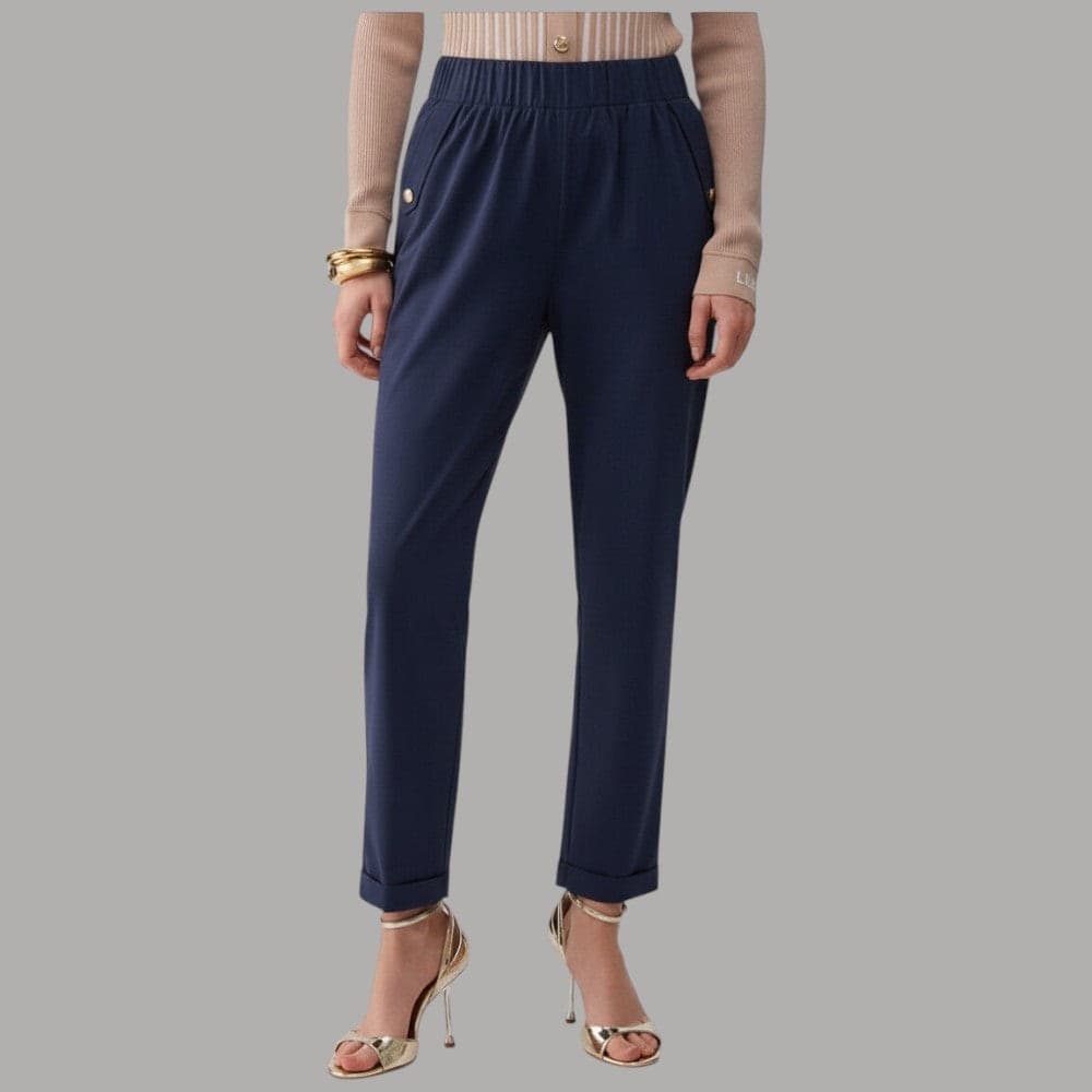 Pantaloni Liu Jo Slim Fit Risvolto, Comfort e Eleganza - 5