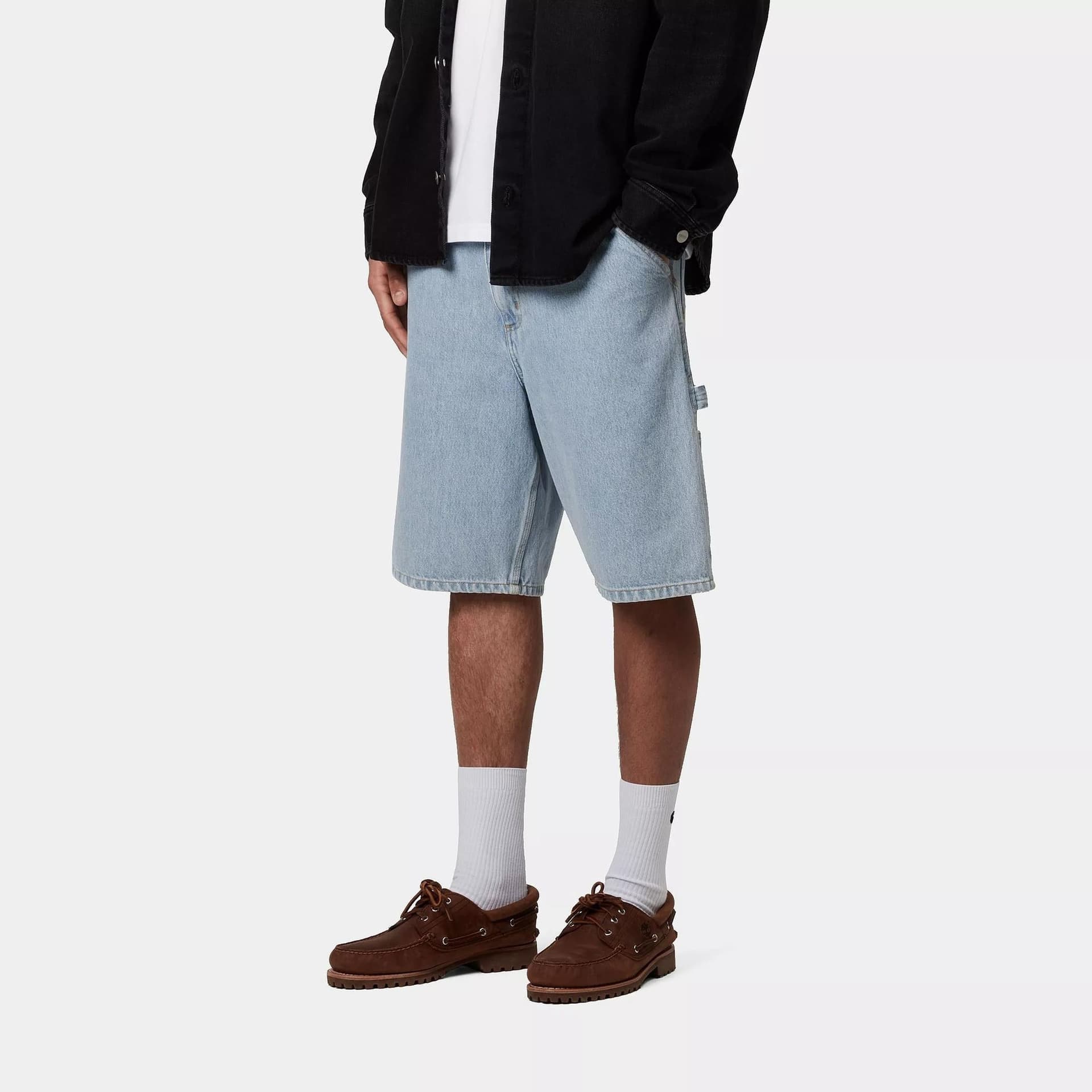 Shorts Carhartt Single Knee blue heavy stone - 4