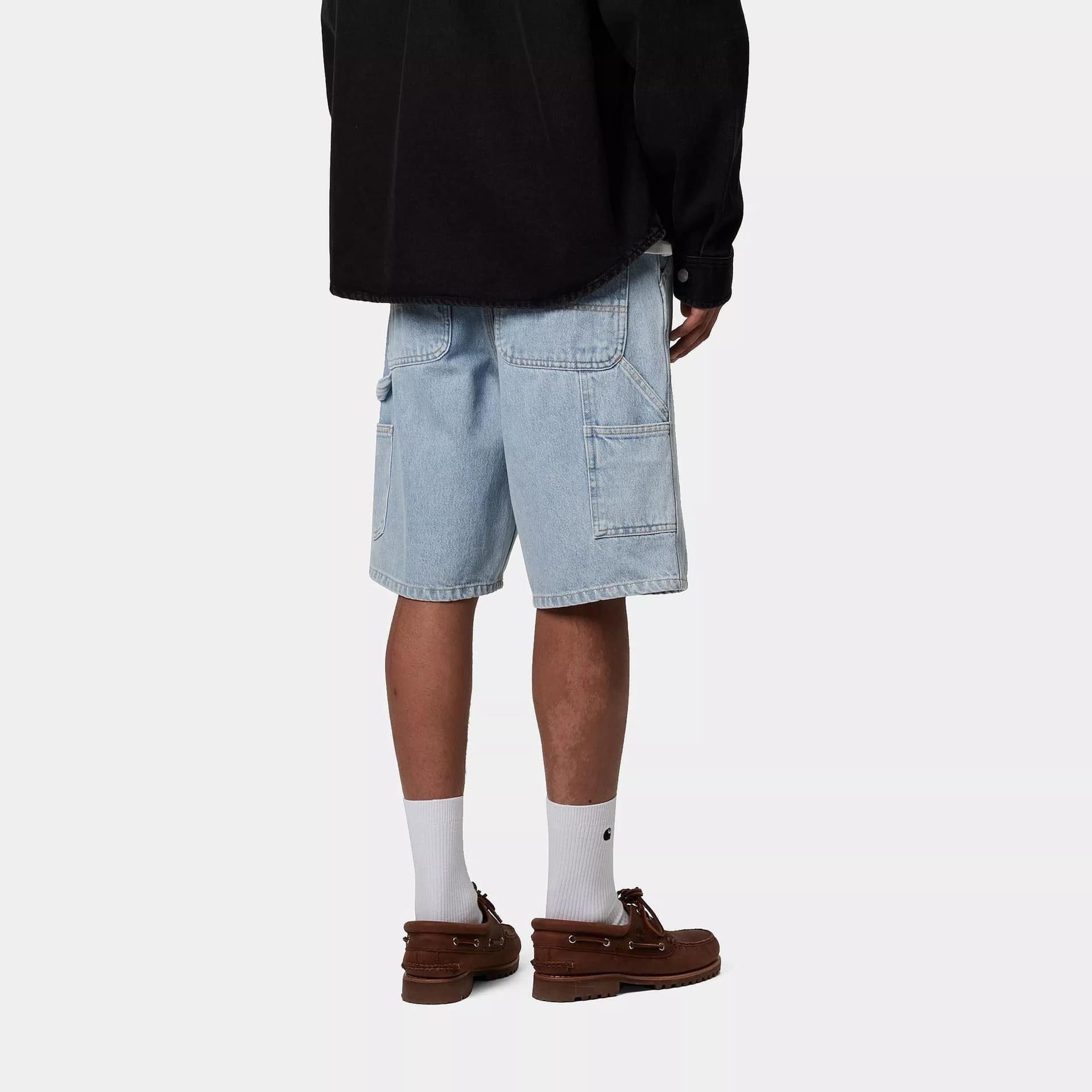 Shorts Carhartt Single Knee blue heavy stone - 5