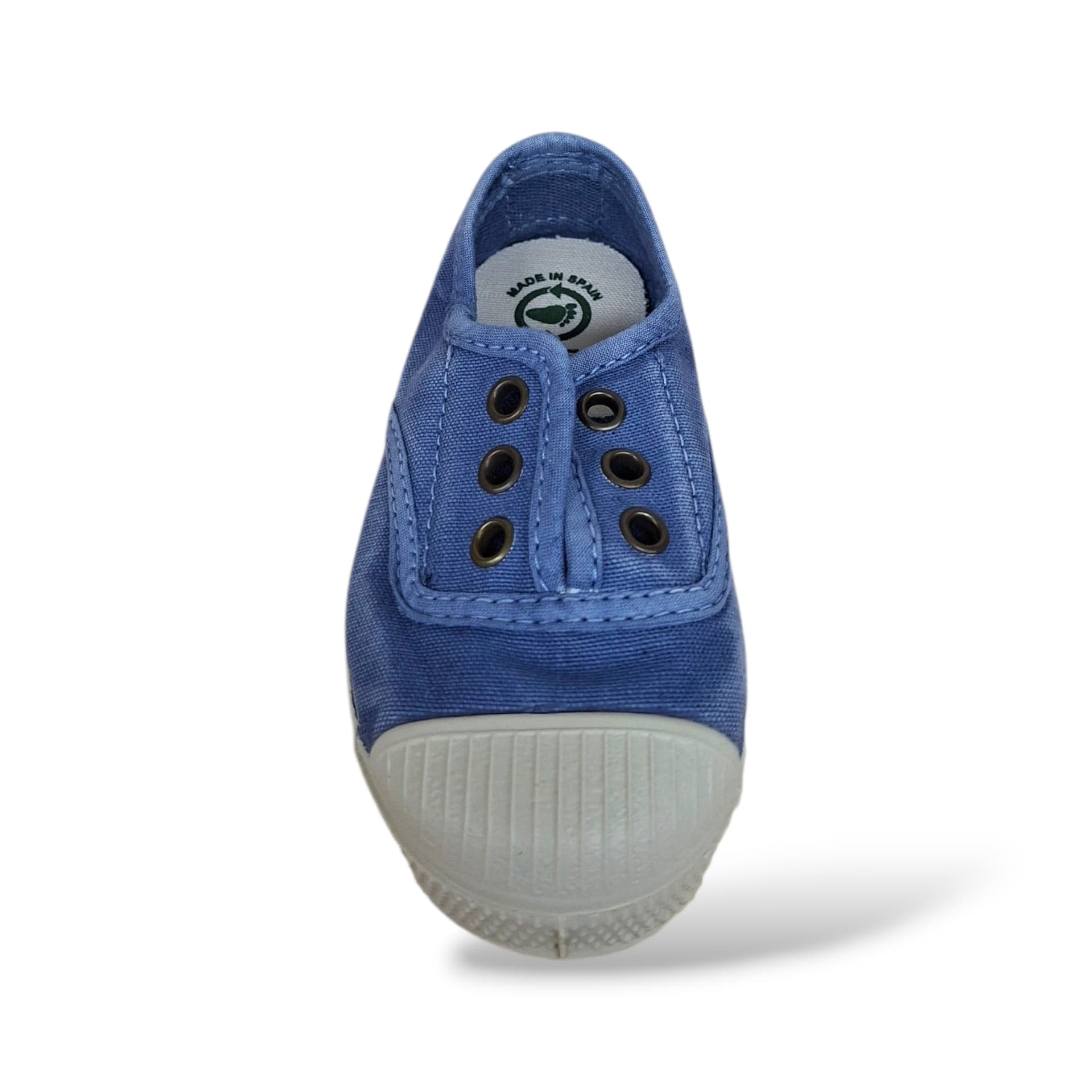 Sneakers Bambini Natural World 470 Celeste Elastico – Scarpe Vegane Traspiranti Primavera Estate - 4