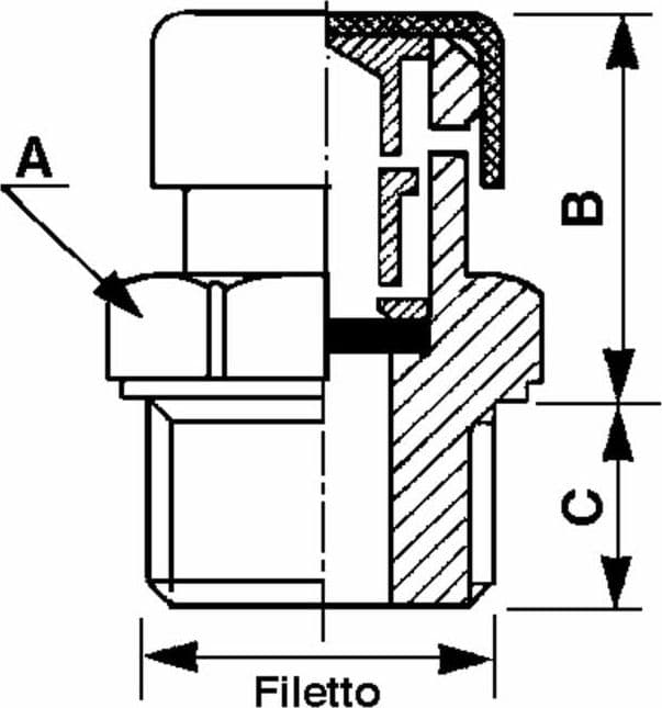 Tappo sfiato con protezione da M1/4" confezione da 10 pezzi - 2