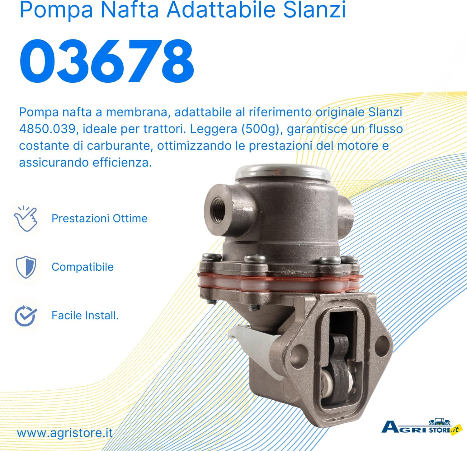 Pompa nafta a membrana adattabile Slanzi 4850.039 - 6