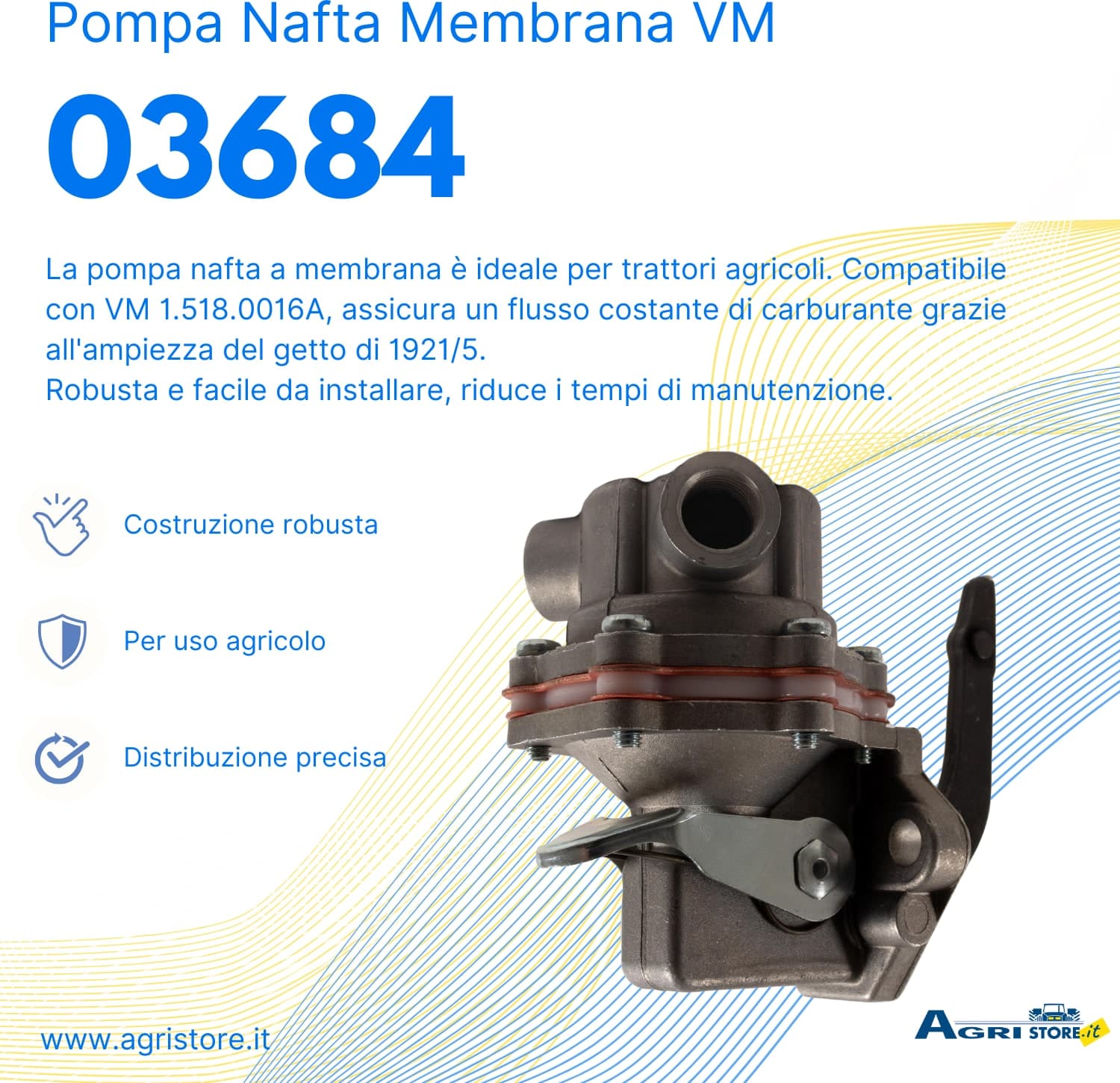 Pompa nafta a membrana adattabile VM 1.518.0016A - 6