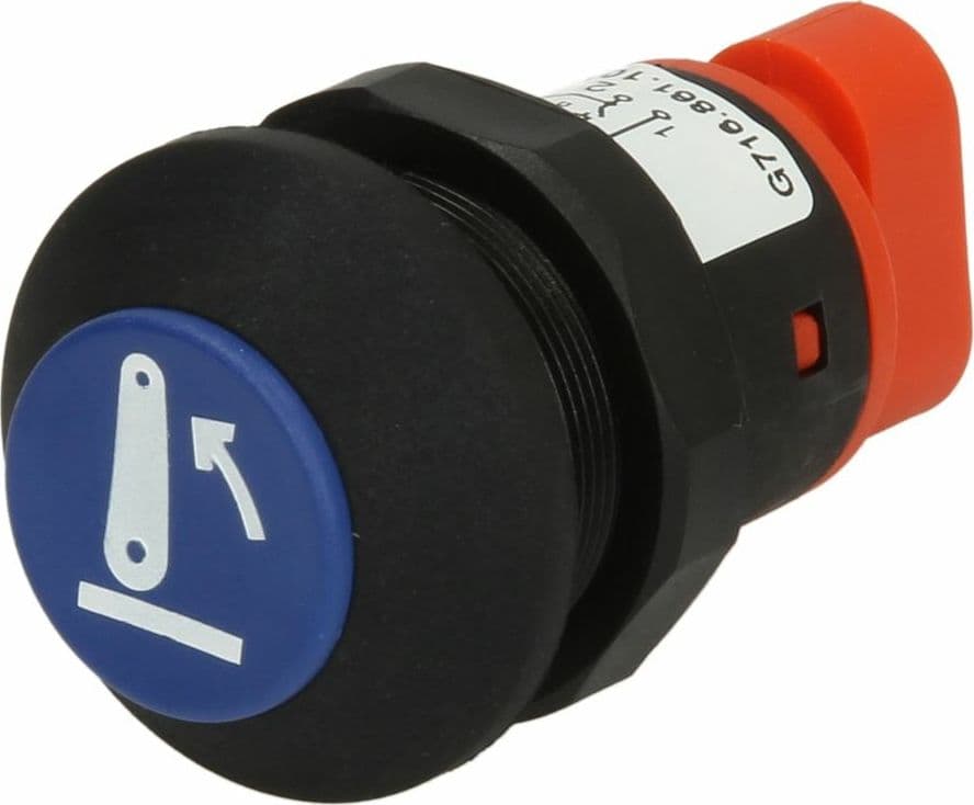 Interruttore a pulsante Pneutron Blu - 3