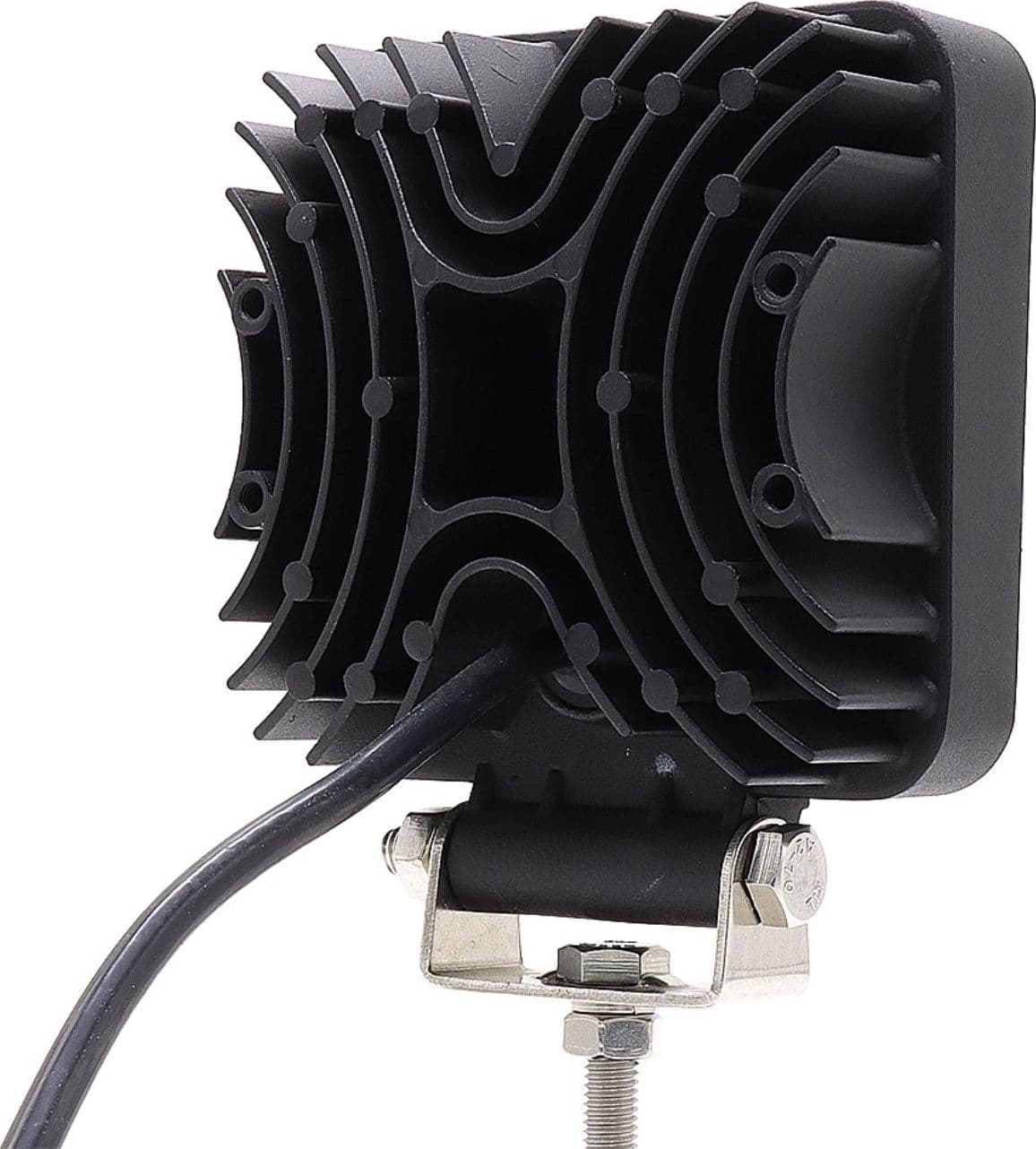 Faro da lavoro a LED quadrato 110x110 mm, 10-36V DC, 27W, 2025LM, raggio ampio/largo, 9 LED - 4