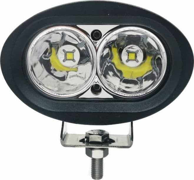 Faro da lavoro 2 LED CREE a lungo raggio freddo 20W IP67 - 2