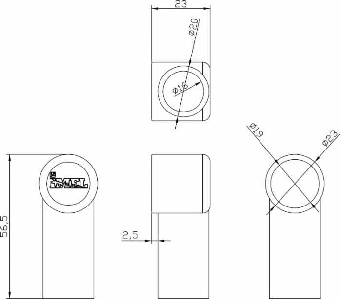 Cappuccio di protezione per capicorda confezione da 10 pezzi - 3