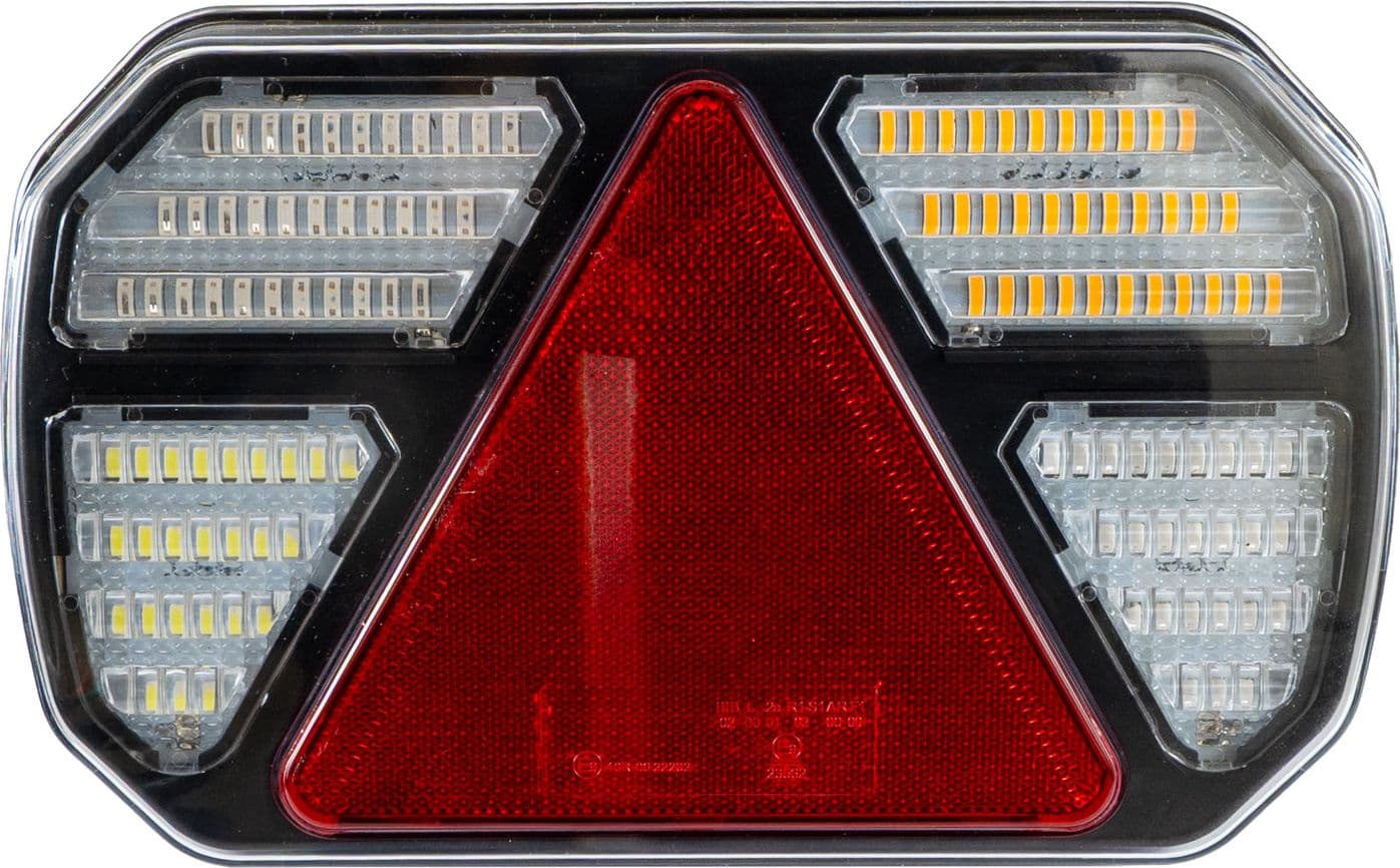 Fanale posteriore LED 12-24V Ama, lato sinistro, 245x40x151 mm - 2