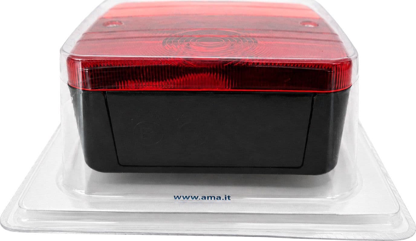 Fanale posteriore dx senza luce targa 100x95x50mm confezione da 2 pezzi - 3