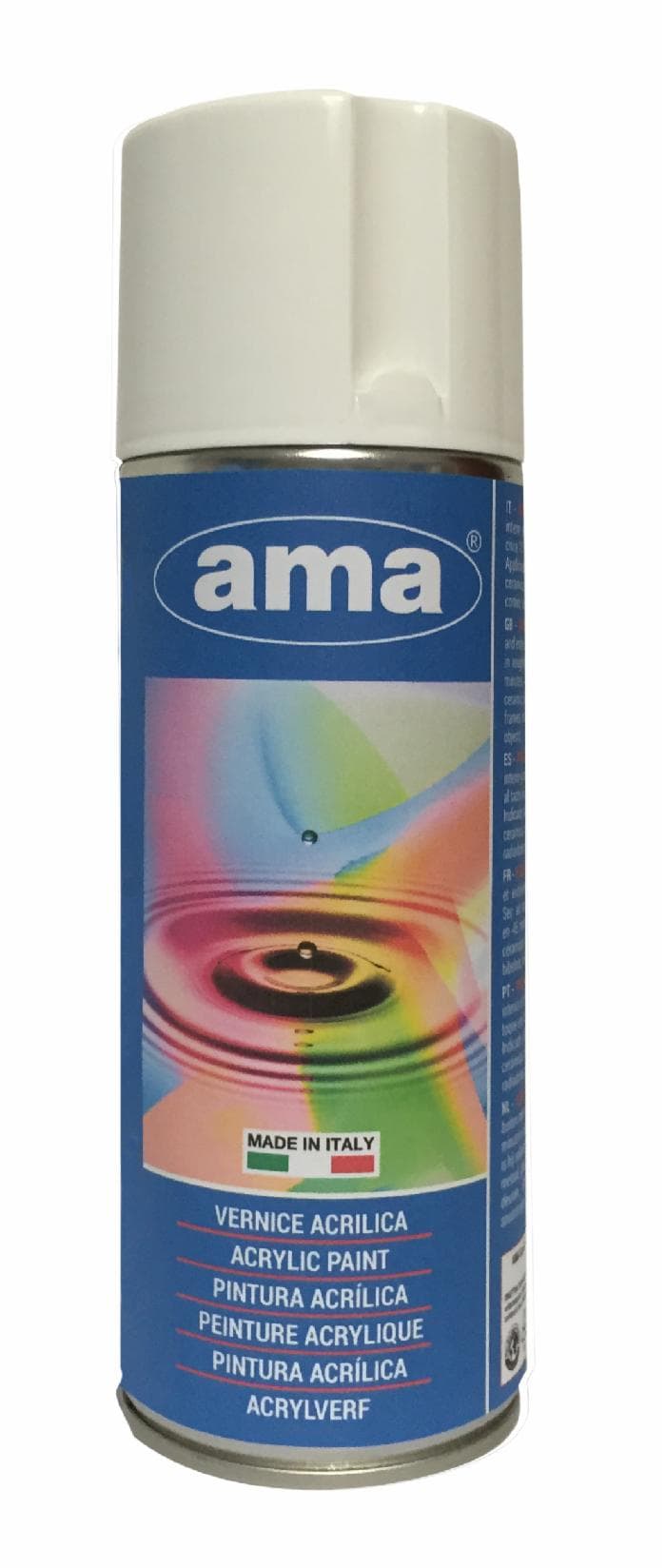 smalto bianc opaco acrilico ral  90010 confezione da 3 pezzi
