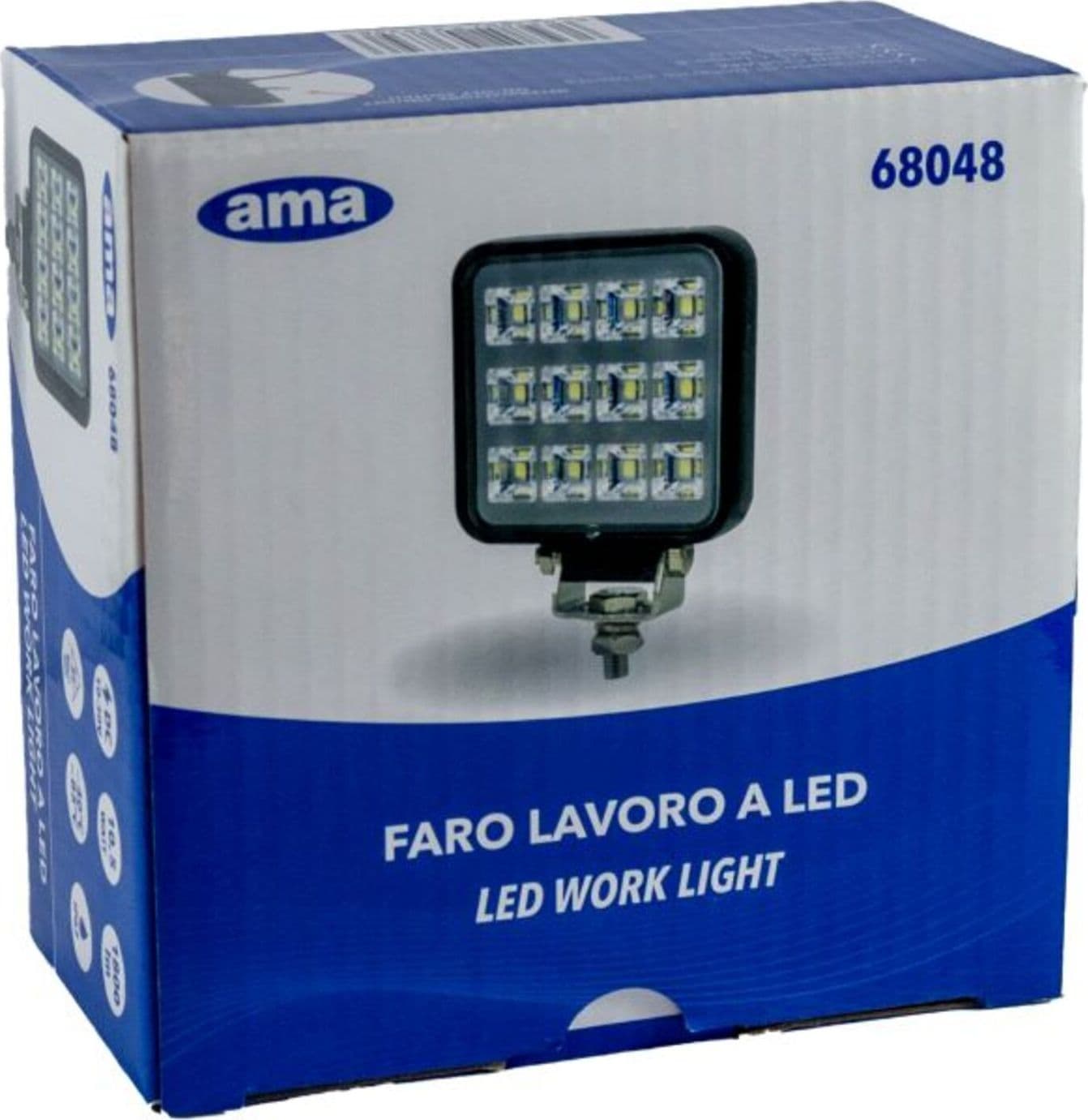 Faro da lavoro LED 12-24V 1800LM con interruttore - 6