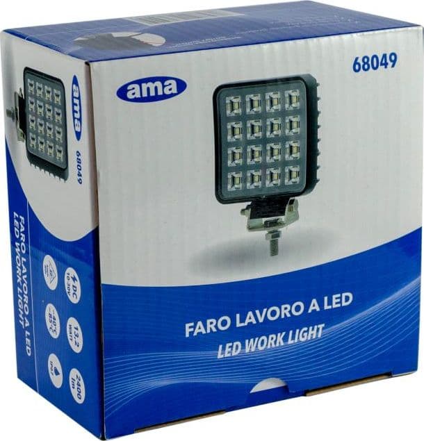 Faro da lavoro 30 LED ad ampio raggio 13,2W IP67 - 7