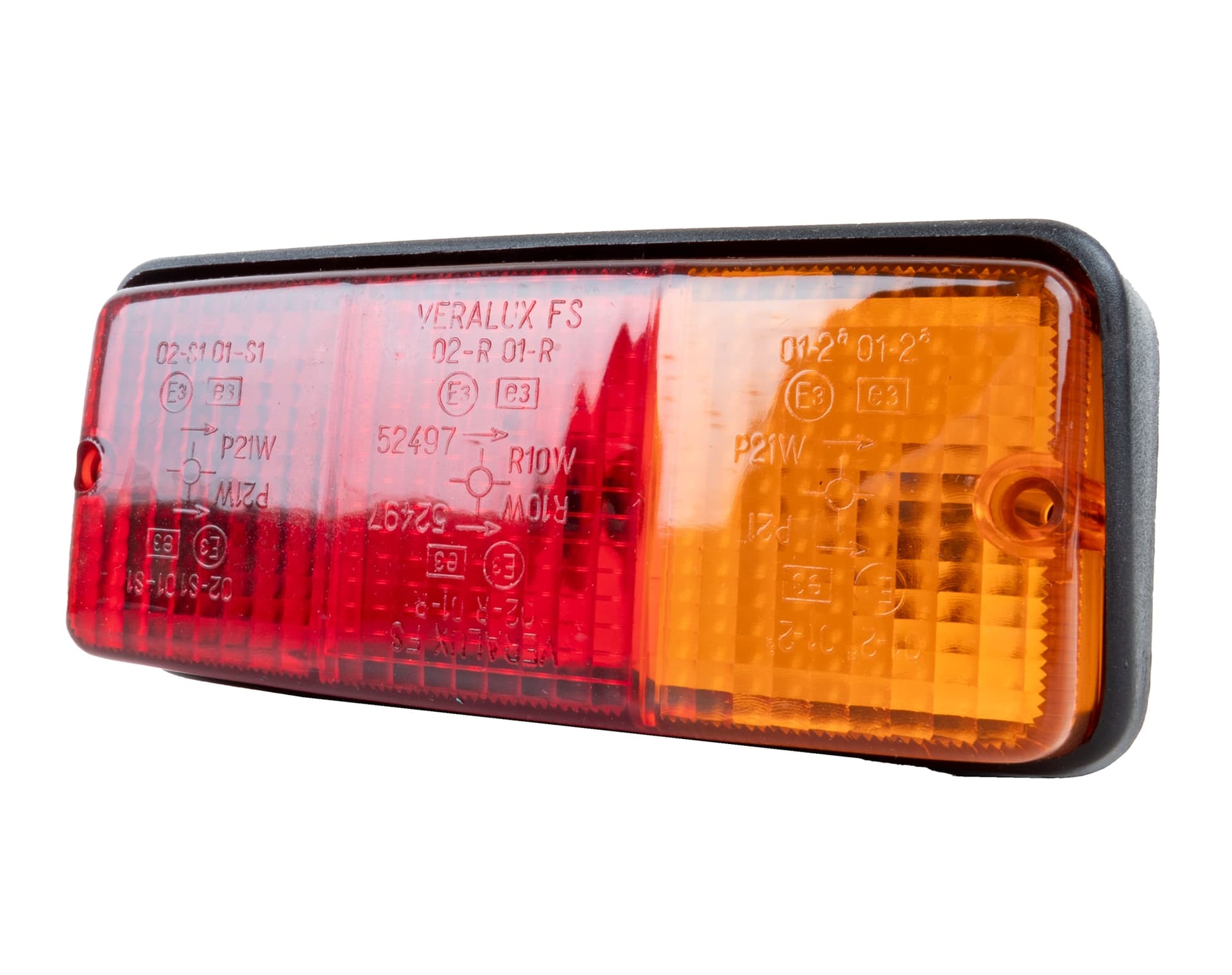 Fanale posteriore alogeno dx 162x70mm confezione da 2 pezzi - 2