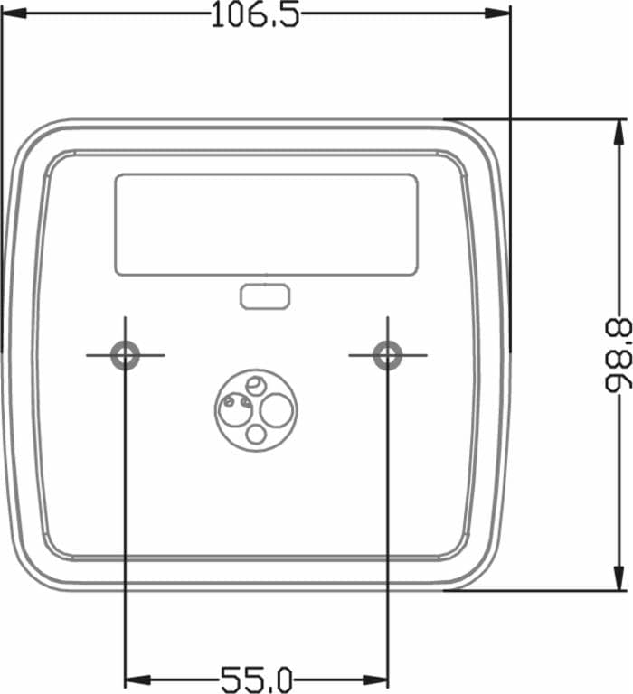 Fanale posteriore dx LED  106,5x98x35mm - 2