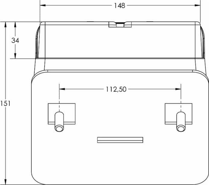 Fanale Anteriore Dx 12V Trattore Ford D3NN13200B confezione da 2 pezzi - 3