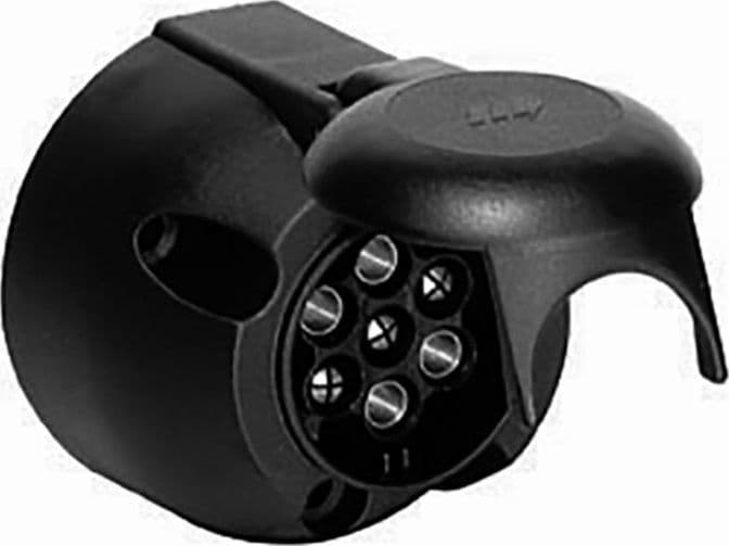 Presa 7 poli 12v in plastica confezione da 5 pezzi