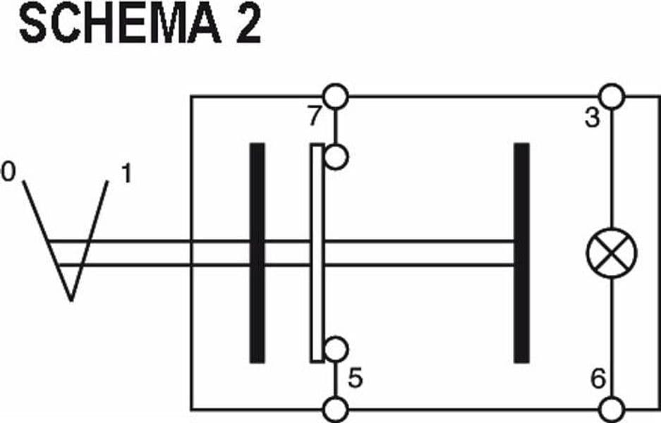 Pulsante Pneutron 12V faro lavoro - 3