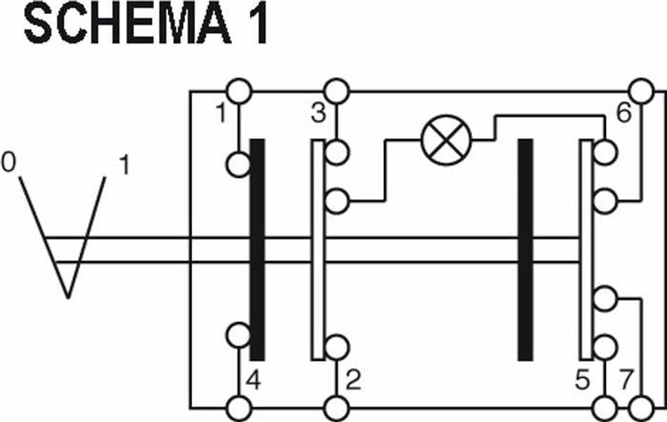 Interruttore a pulsante Pneutron 4 frecce d'emergenza da 12V - 3
