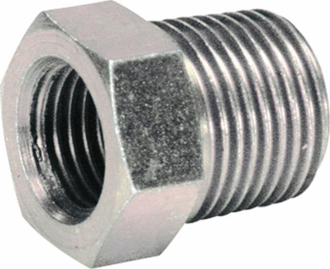 Riduzione bassa maschio/femmina 1/2"npt – 3/8” confezione da 3 pezzi