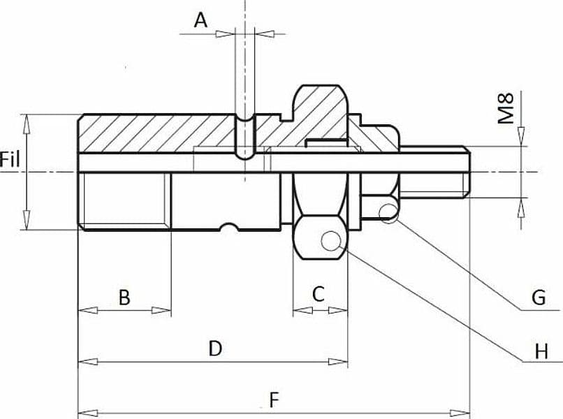 Vite strozzatrice 1/4" confezione da 3 pezzi - 2