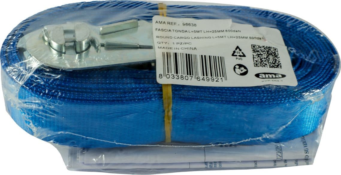 FASCIA TONDA L=5MT LH=25MM 800daN - 4