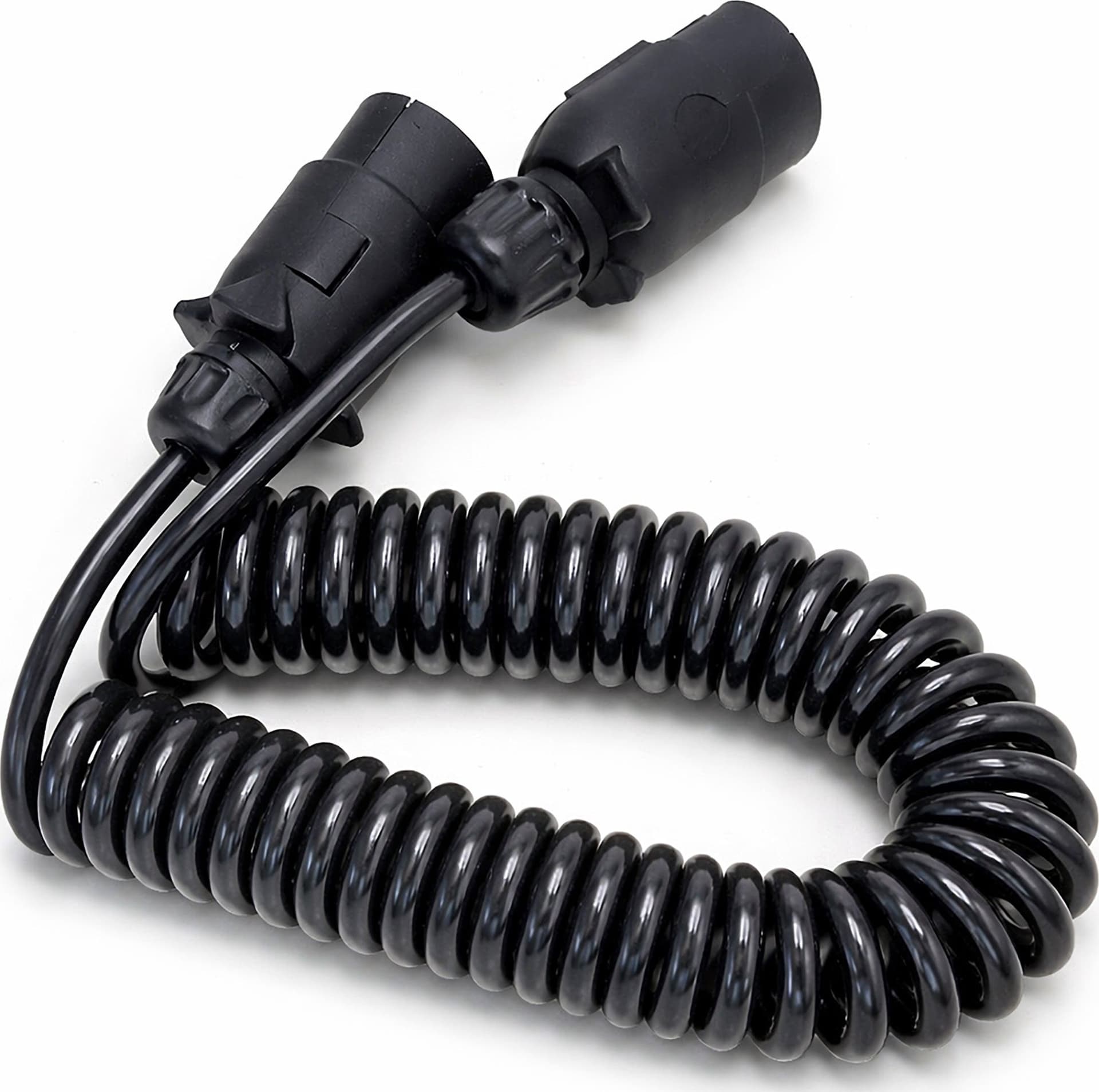 Prolunga cavo spiralato con spine 7 poli da 12V - 2