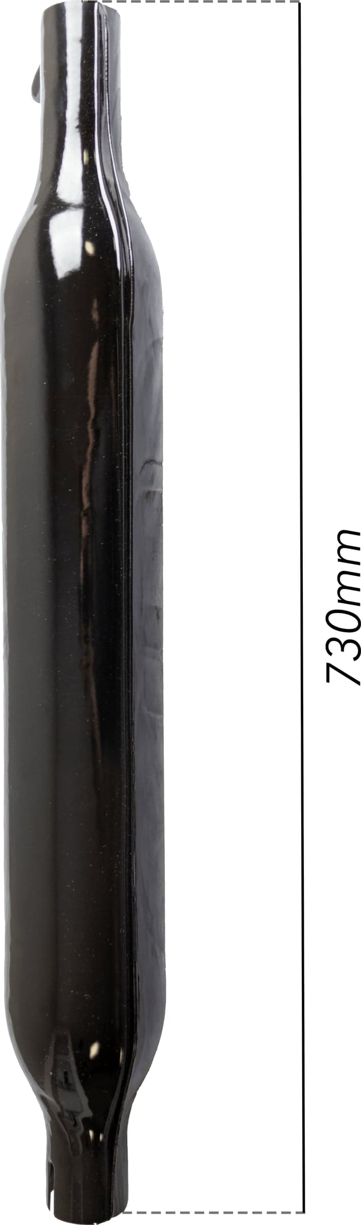 Silenziatore tondo per trattore adattabile al riferimento originale CNH 5011657 - 4