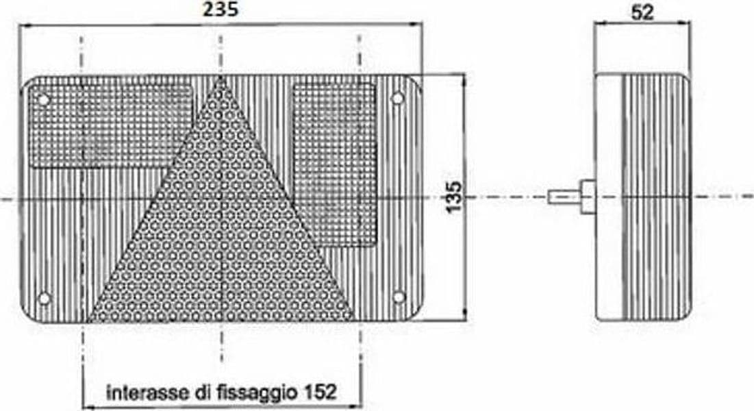 Innesto rapido verde per fanale destro - 2