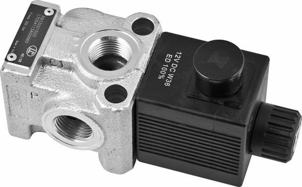 Deviatore elettrico a 3 vie da 1/4" 12VDC