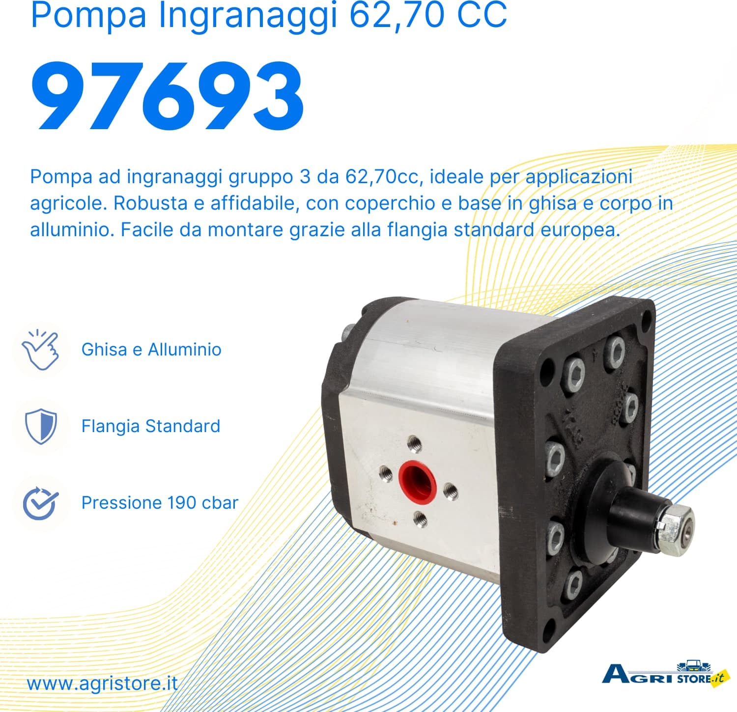 Pompa ad ingranaggi gruppo 3 62,70 CC sx - 6